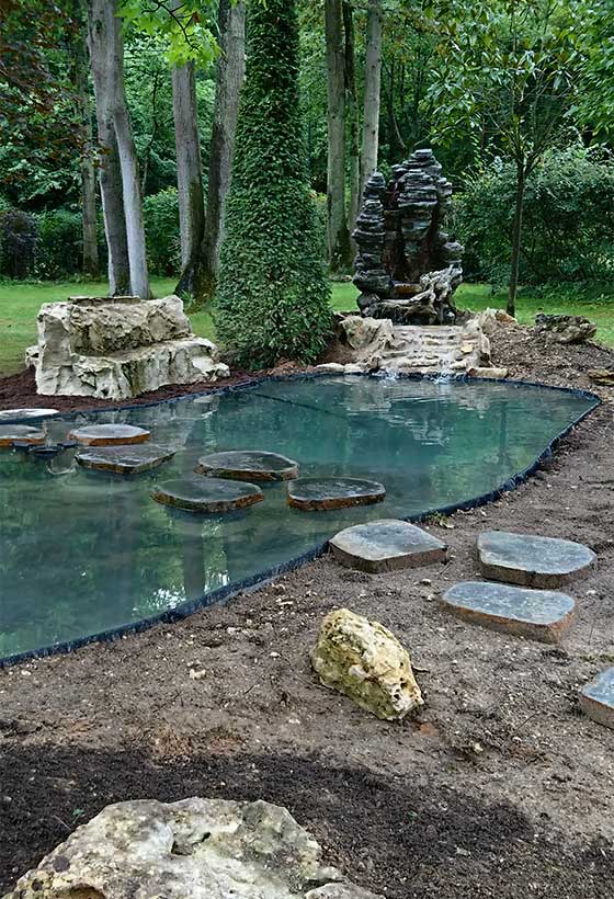 Etang Liner Bâche pour Bassin de Jardin Eau de Jardin Koi Pond