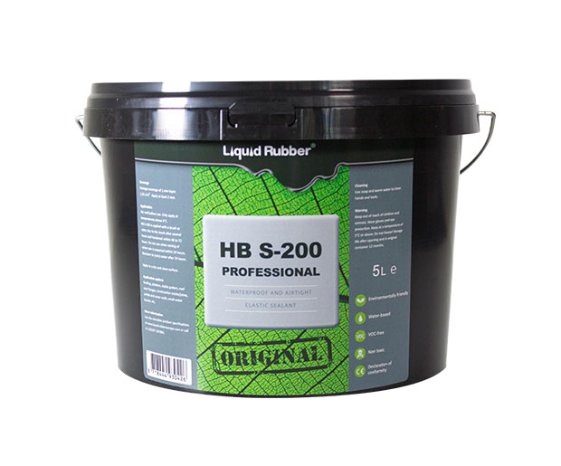 HBS 200 CAOUTCHOUC LIQUIDE 5L (CA. 2.7L/M²)