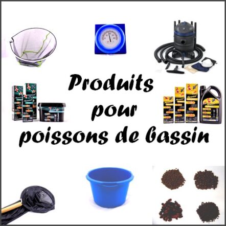 Produits pour poissons de bassin