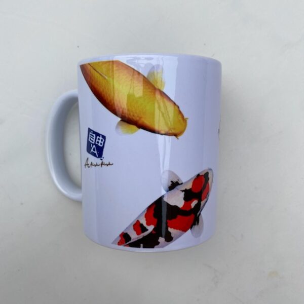 Mug blanc Carpes Koi