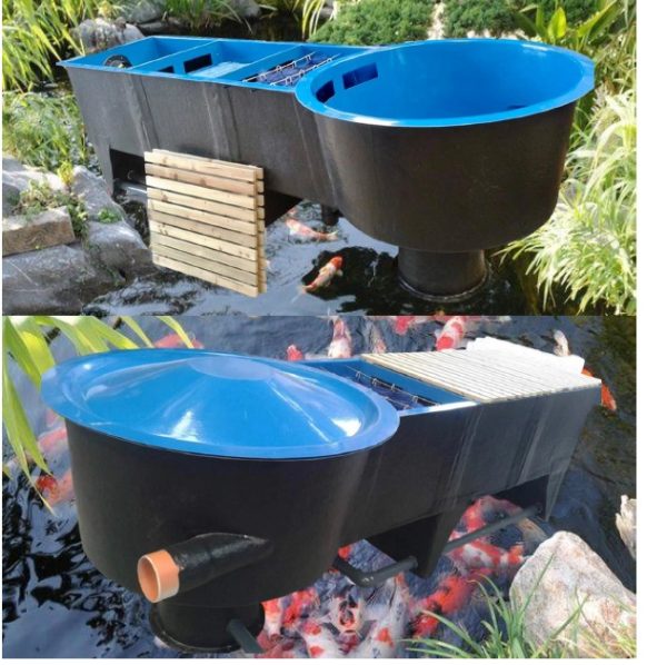 Filtre TRS 3 chambres + vortex xl - filtration pour bassin à koi - Aquakoi