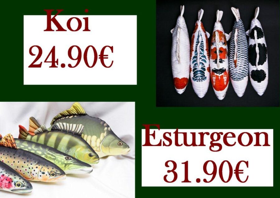 oreillers poissons