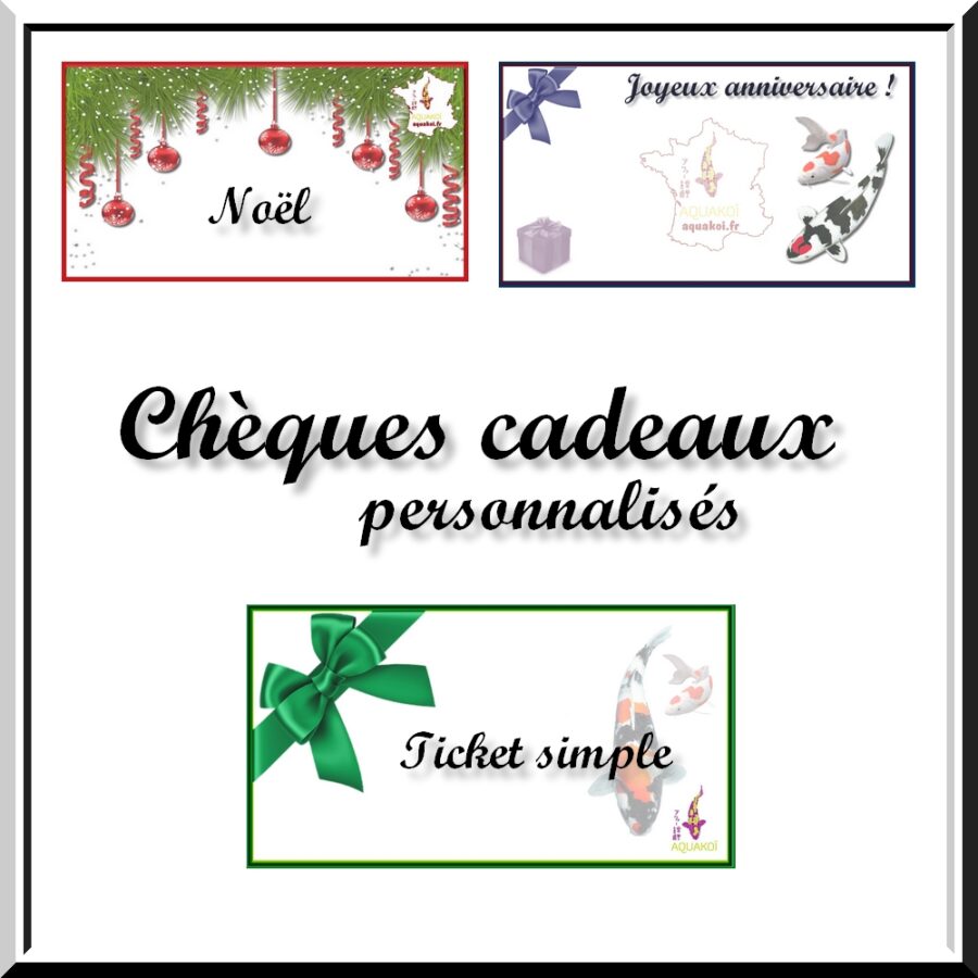 Chèque cadeau personnalisé - AQUAKOI