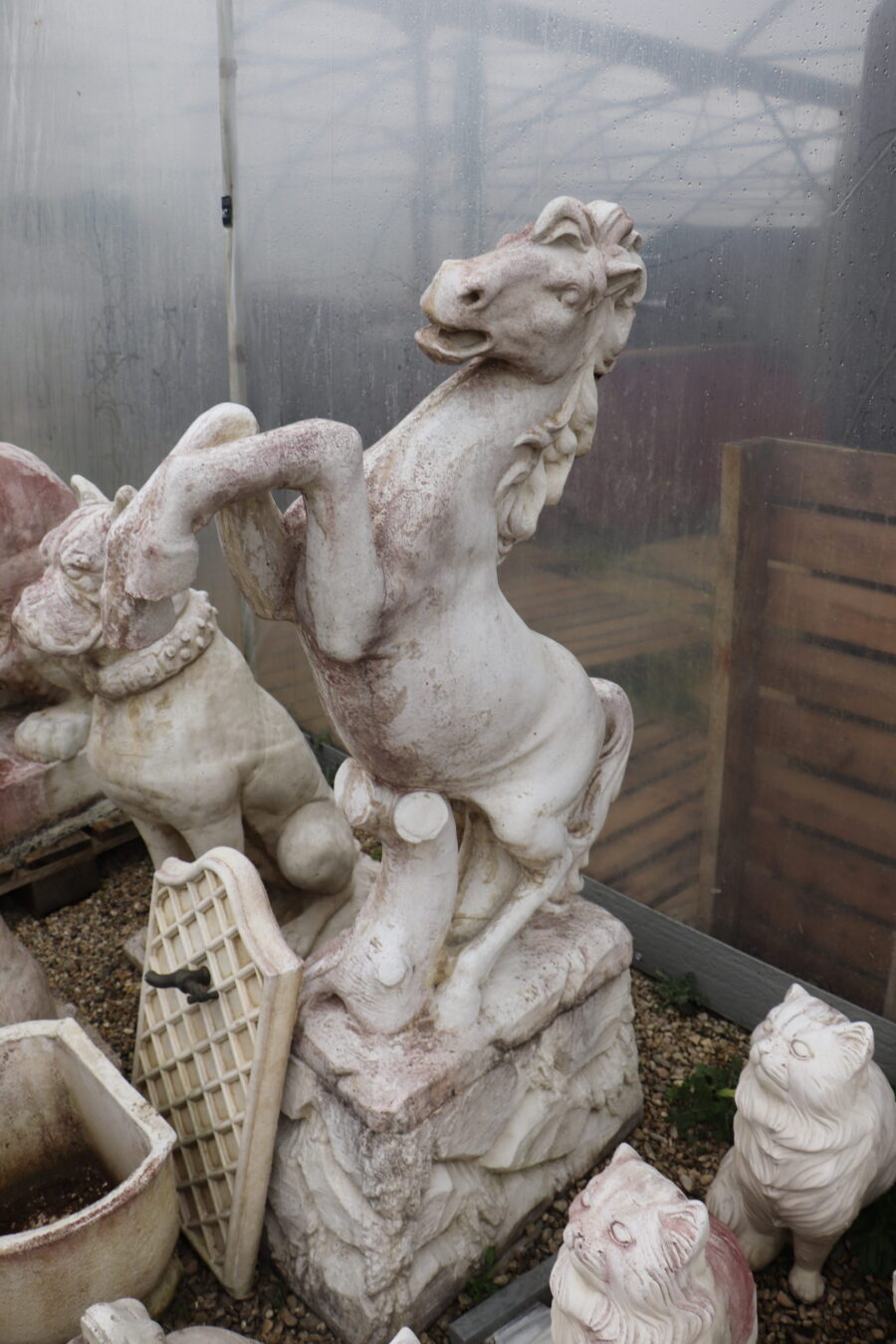 Statue Cheval: Décoration extérieur 140cm