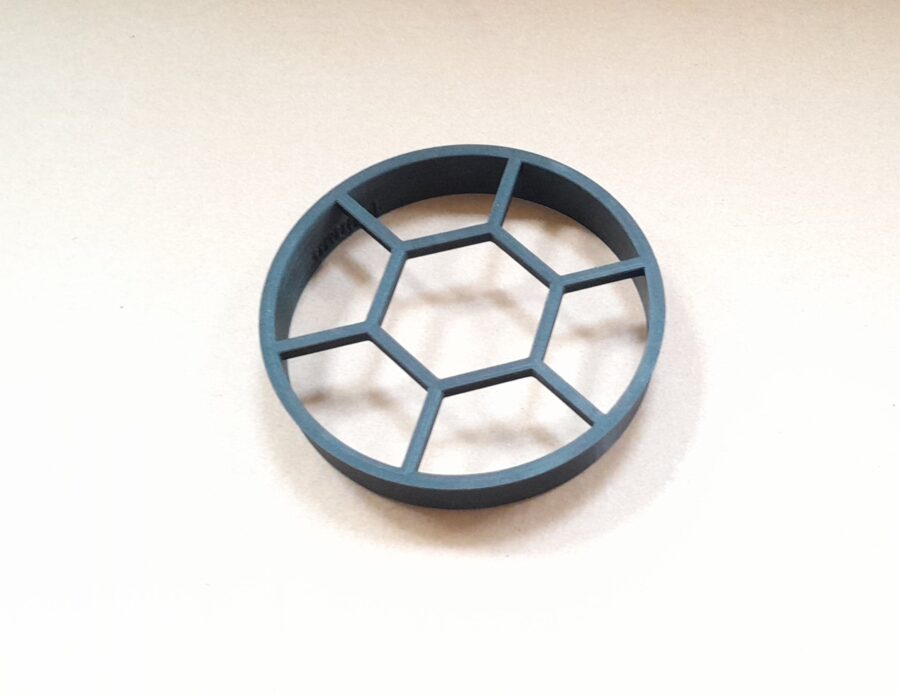 Grille large passe paroi 110mm