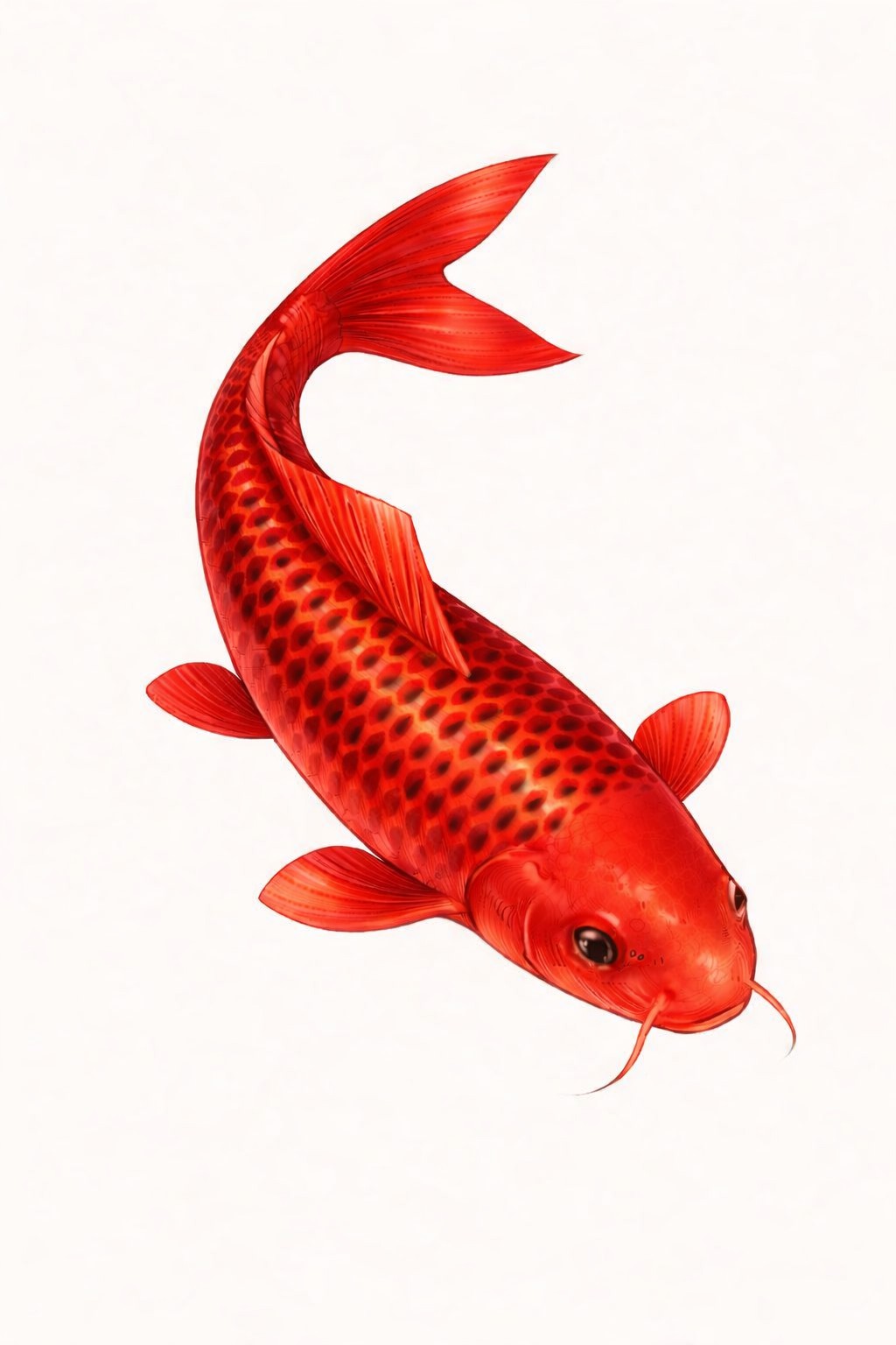 carpe koi Japonaise illustration Aka Matsuba