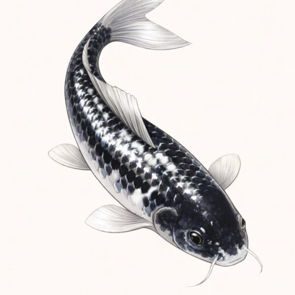 carpe koi japonaise illustration Matsukawabake
