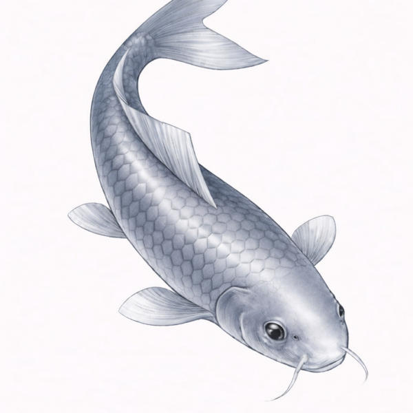 carpe koi japonaise illustration soragoi